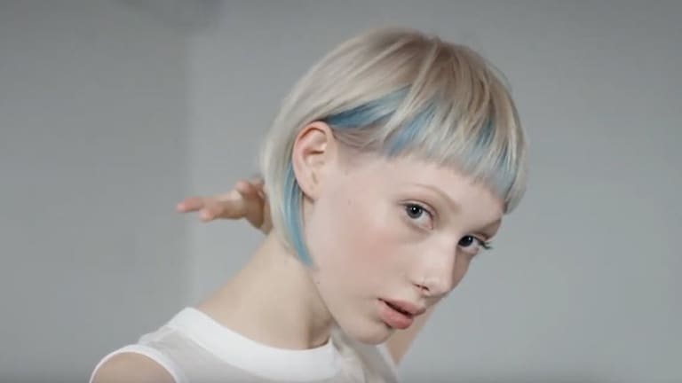 Click on video to get inspired with blue full spectrum vibrant hair colour