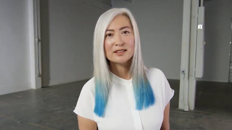 Click on video to get inspired with teal full spectrum vibrant hair colour