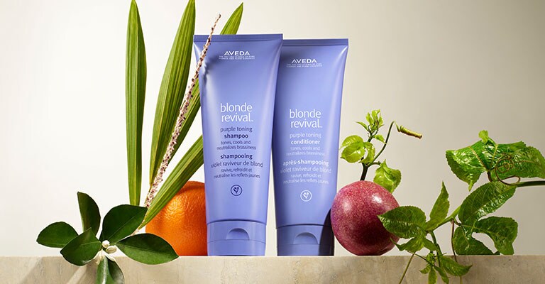 Blonde revival purple toning shampoo and conditioner