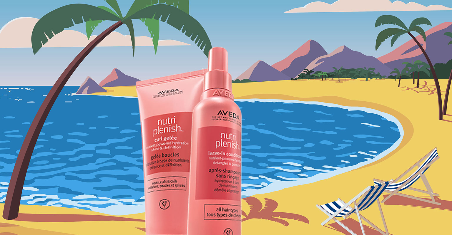 Add nutriplenish curl gelée & leave-in conditioner to cart to create waves, curls and coils