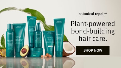 Plant-powered bond-building hair care.