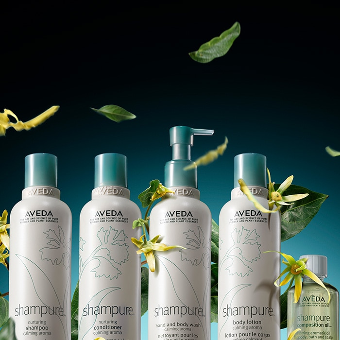 Shop shampure hair & body care products featuring our best-selling calming aroma