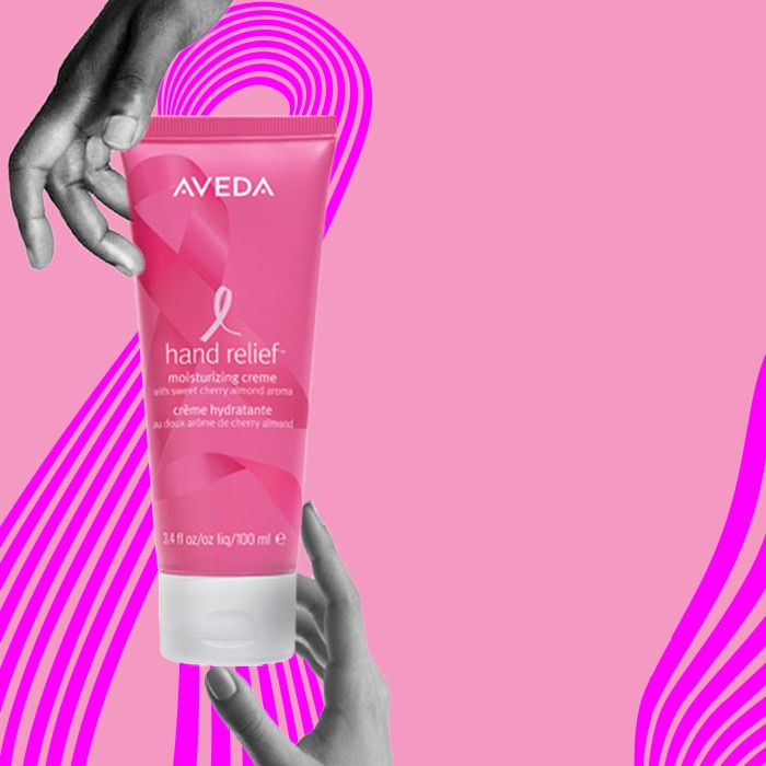 Shop our limited-edition hand relief with cherry almond aroma to support breast cancer research.