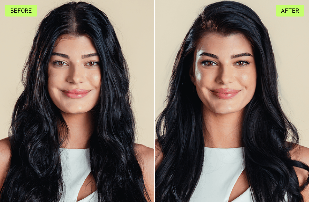 See the difference when using botanical repair